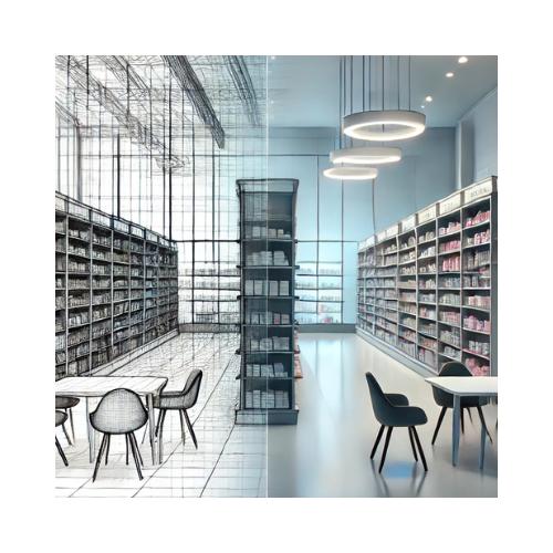 Concept aménagement pharmacie