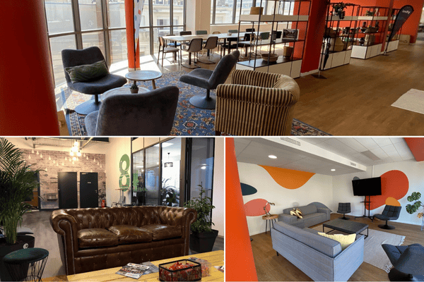 zone de pause aménagement bureaux
