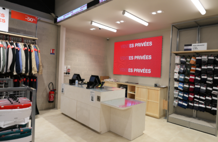 amenagement retail boutique celio