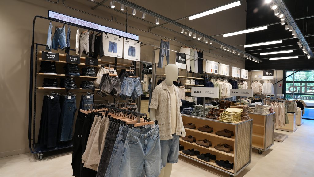 Celio et Vibs Macon - amenagement d'espace retail